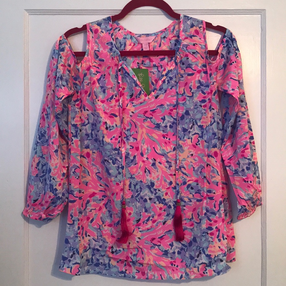 NWT XXS Lilly Pulitzer Finch Top